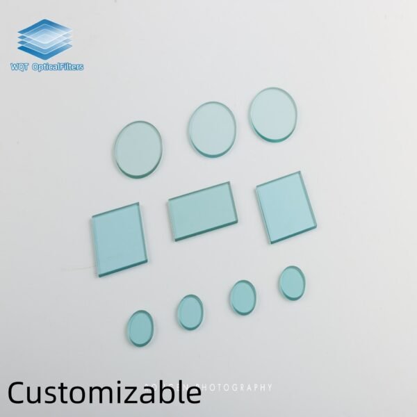 1 OEM ODM Multi-Size Coating Process Optical Filters Blue Glass Filters for Imaging Systems