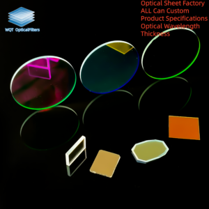 Custom Wavelength Optical Diameter Beam Splitter Glass Color Filter Heat Resistant Optical Filters for Photography
