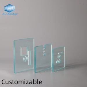 IMG_3119 Can Custom BK7 Optical Glass Panel Precision CNC Drilled Glass Optical Filter for Optical Equipment