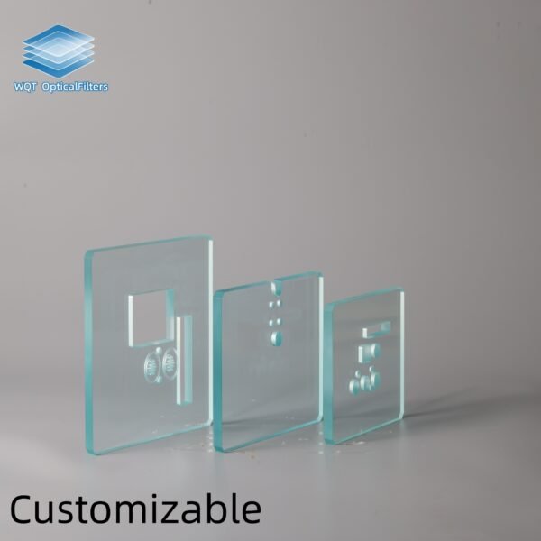 IMG_3119 Can Custom BK7 Optical Glass Panel Precision CNC Drilled Glass Optical Filter for Optical Equipment