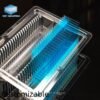 IMG_8456 OEM ODM Custom Optical Parameters Size Square Blue Glass Optical Filters for Industrial Optical Equipment