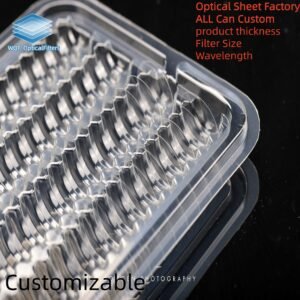 IMG_8660 Custom Clear Optical Glass Filter Sheet High Transmittance Uncoated Colorless Glass for Industrial Use